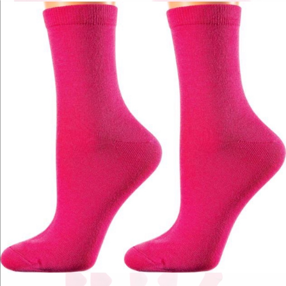Pink trouser socks